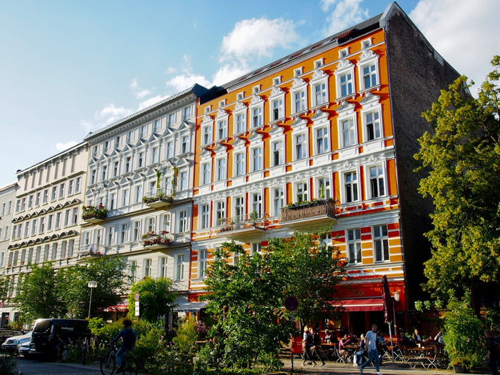 Straßenzug in einem Berliner Stadtteil