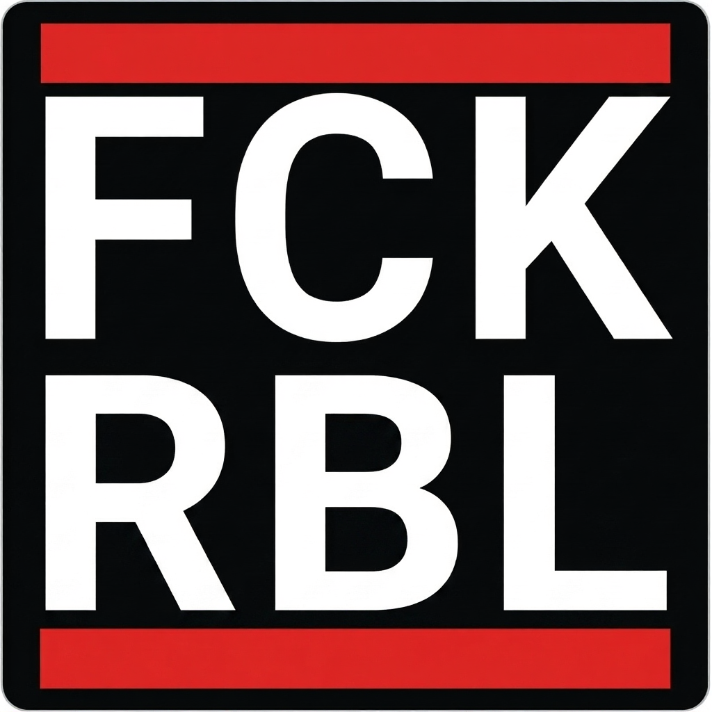 FCK RBL Aufkleber kaufen – Vinyl Sticker für die Kurve, wetterfest