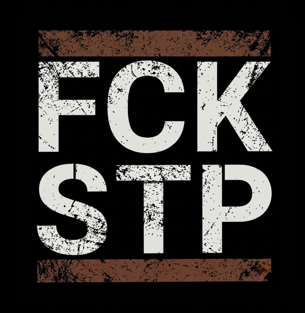 FCK STP Aufkleber kaufen – Vinyl Sticker für die Kurve, wetterfest