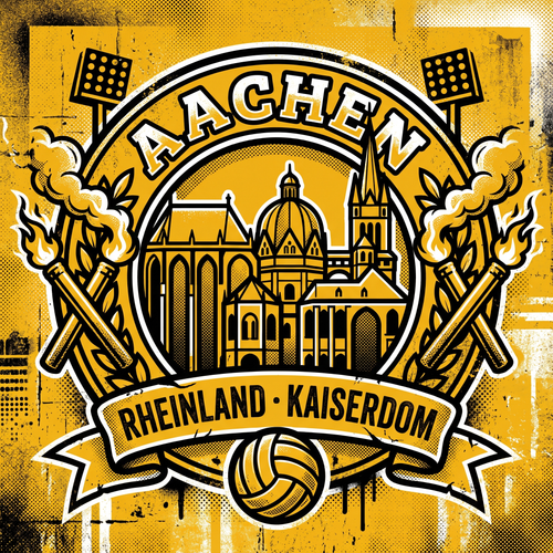Aachen Fußball Aufkleber kaufen – Vinyl Sticker für die Kurve, wetterfest