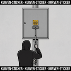 Aachen Fußball Aufkleber kaufen – Vinyl Sticker für die Kurve, wetterfest – mit Aufkleberstab