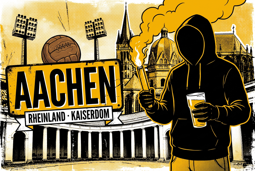 Aachen Ultra Aufkleber kaufen – Vinyl Sticker für die Kurve, wetterfest