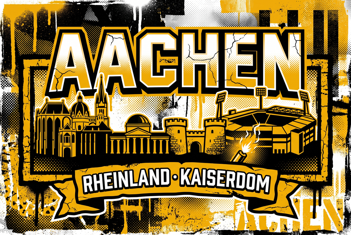 Aachen Ultra Sticker kaufen – Vinyl Sticker für die Kurve, wetterfest