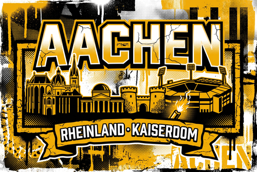 Aachen Ultra Sticker kaufen – Vinyl Sticker für die Kurve, wetterfest