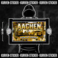 Aachen Ultra Sticker kaufen – Vinyl Sticker für die Kurve, wetterfest