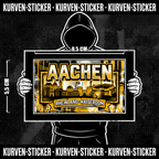 Aachen Ultra Sticker kaufen – Vinyl Sticker für die Kurve, wetterfest