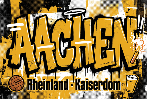 Aachen Fußball Sticker kaufen – Vinyl Sticker für die Kurve, wetterfest