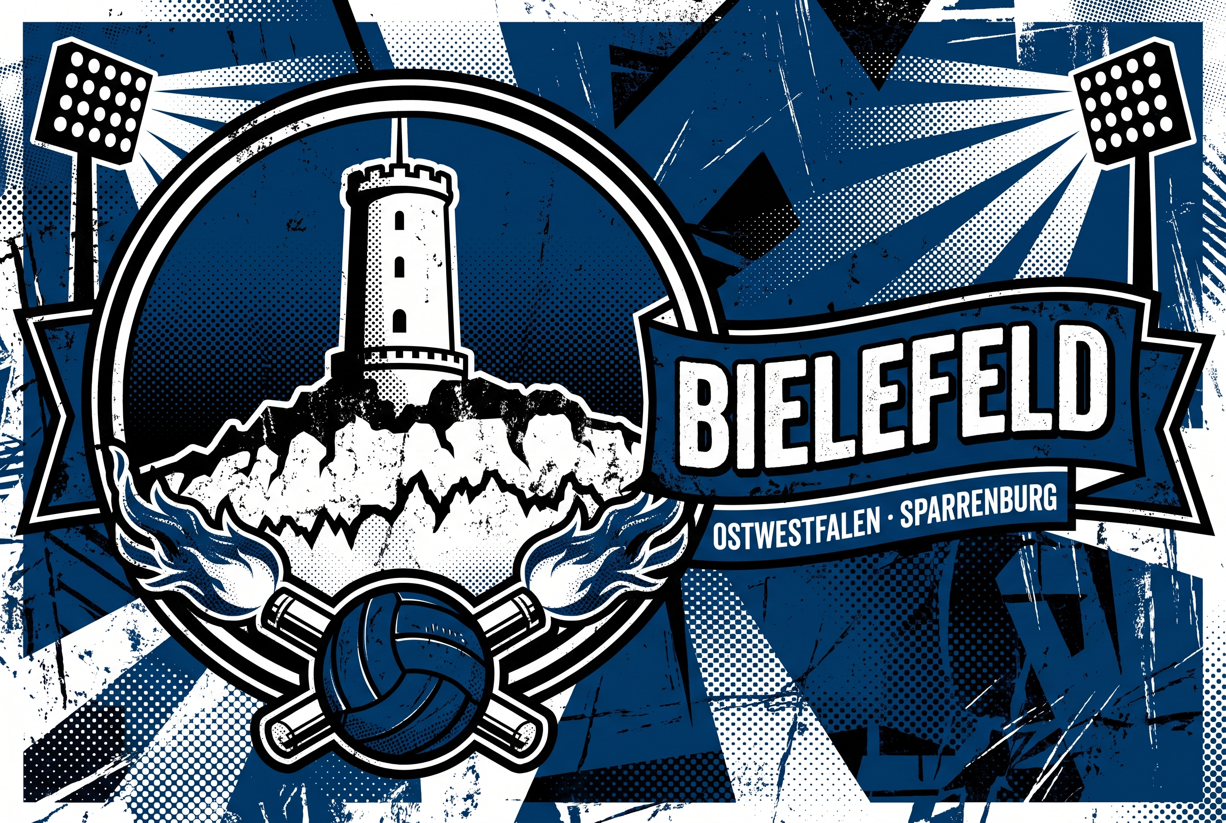 Bielefeld Fußball Sticker kaufen – Vinyl Sticker für die Kurve, wetterfest