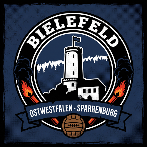 Bielefeld Fußball Aufkleber kaufen – Vinyl Sticker für die Kurve, wetterfest