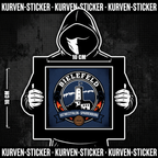 Bielefeld Fußball Aufkleber kaufen – Vinyl Sticker für die Kurve, wetterfest – Charakter haelt den Sticker