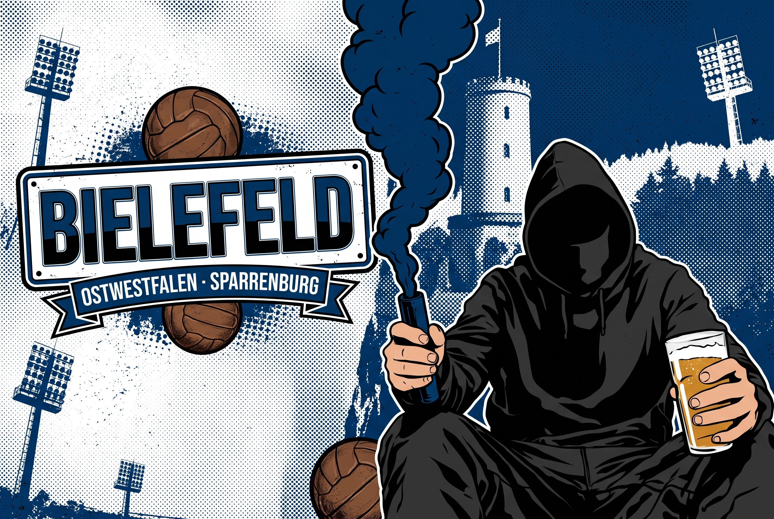 Ultra Sticker Bielefeld kaufen – Vinyl Sticker für die Kurve, wetterfest