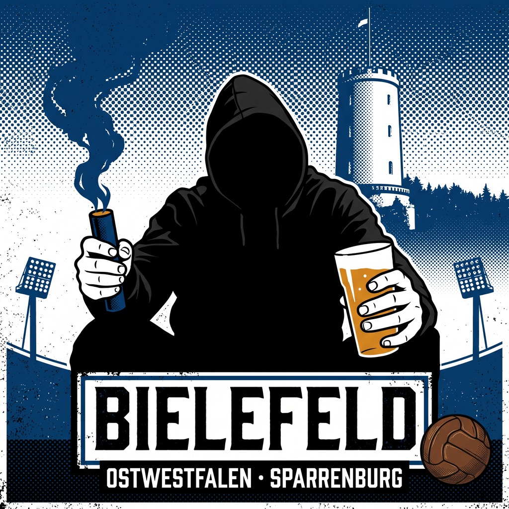 Bielefeld Ultra Sticker kaufen – Vinyl Sticker für die Kurve, wetterfest