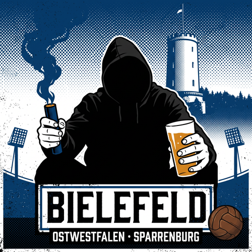 Bielefeld Ultra Sticker kaufen – Vinyl Sticker für die Kurve, wetterfest