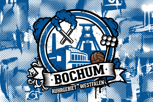 Bochum Fußball Sticker kaufen – Vinyl Sticker für die Kurve, wetterfest