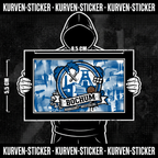 Bochum Fußball Sticker kaufen – Vinyl Sticker für die Kurve, wetterfest