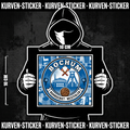 Bochum Fußball Aufkleber kaufen – Vinyl Sticker für die Kurve, wetterfest