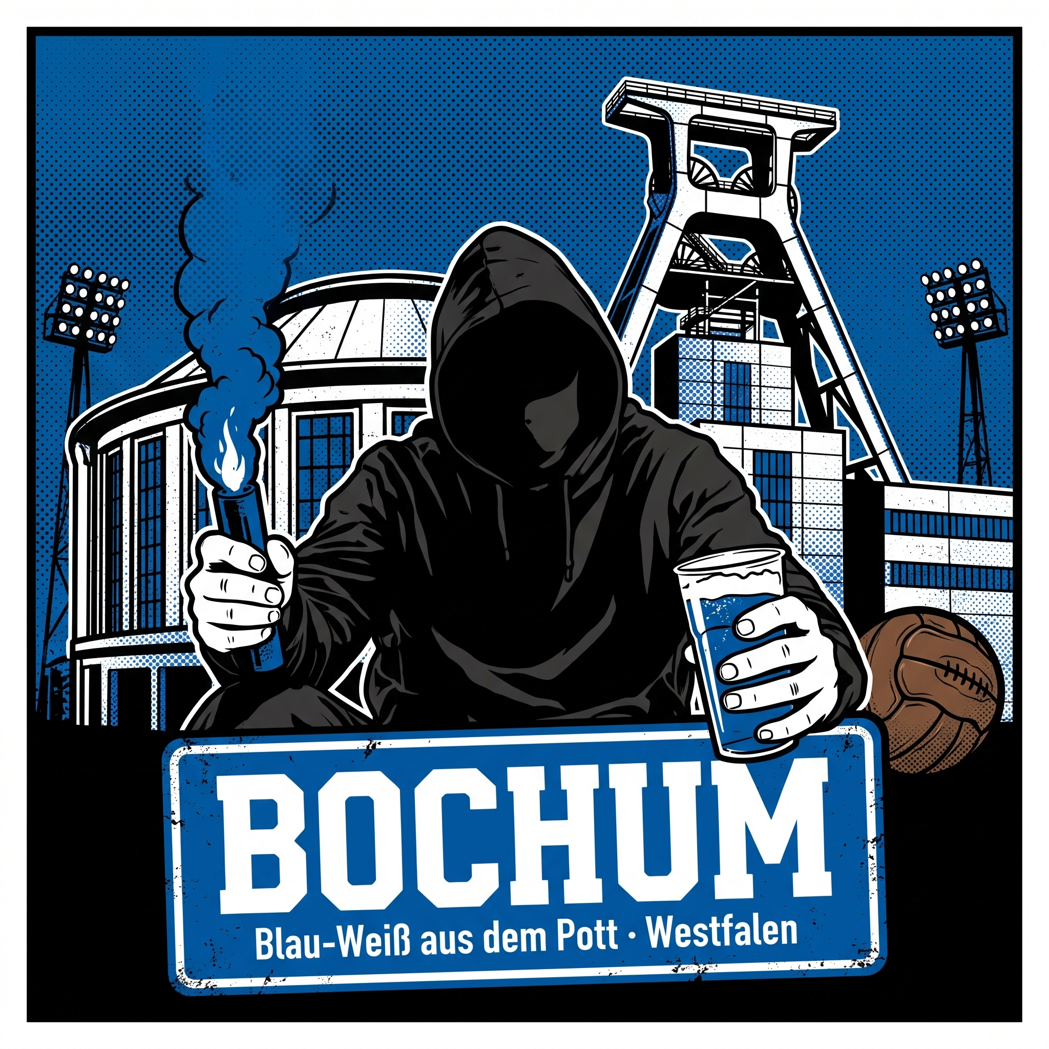 Ultra Sticker Bochum kaufen – Vinyl Sticker für die Kurve, wetterfest