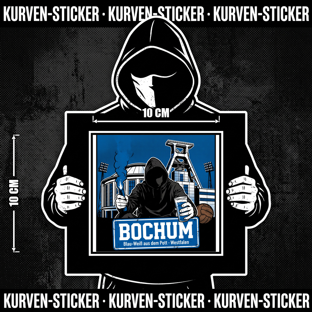 Ultra Sticker Bochum kaufen – Vinyl Sticker für die Kurve, wetterfest