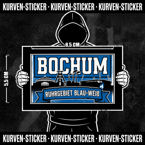 Ultra Bochum Aufkleber kaufen – Vinyl Sticker für die Kurve, wetterfest