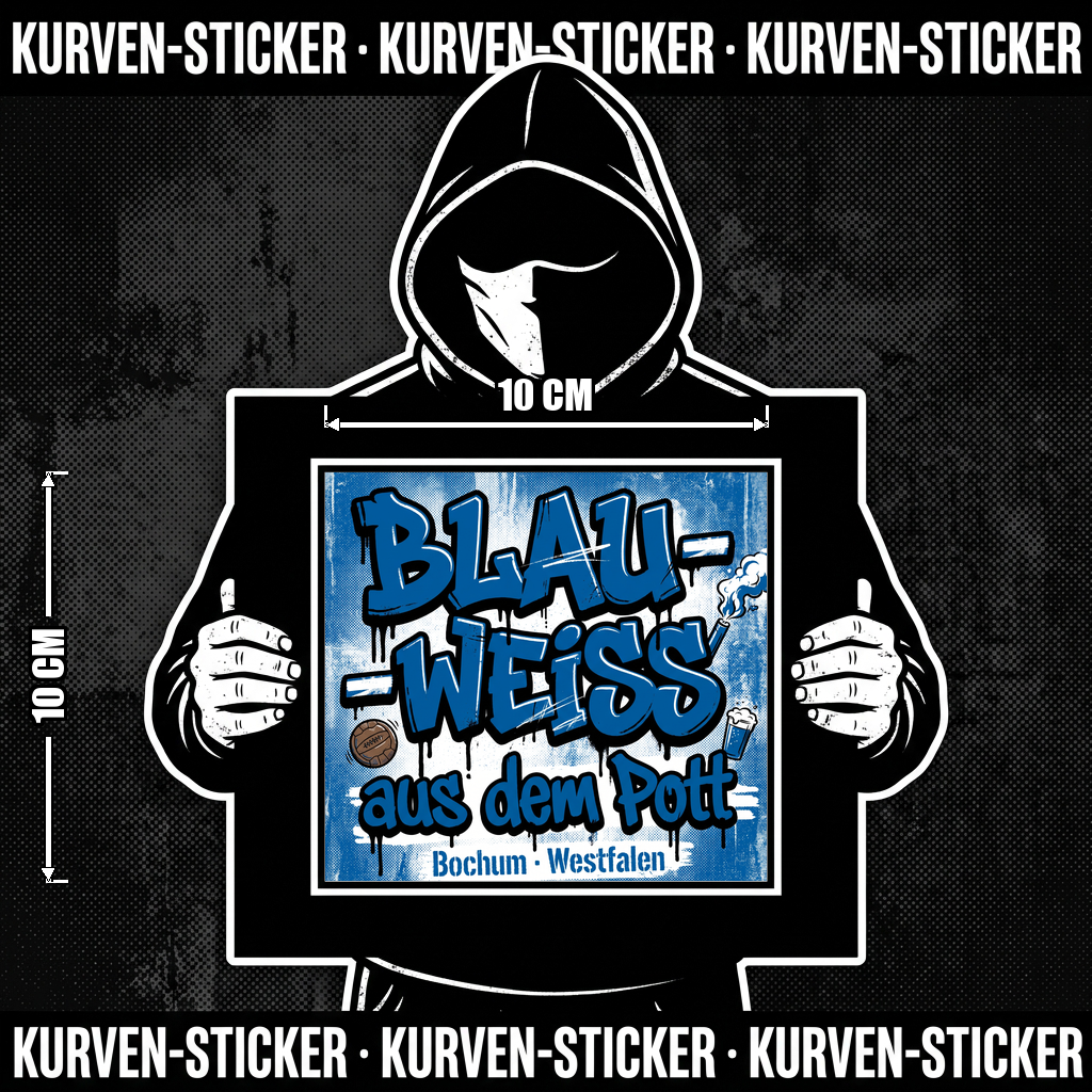 Bochum Ultra Aufkleber kaufen – Vinyl Sticker für die Kurve, wetterfest