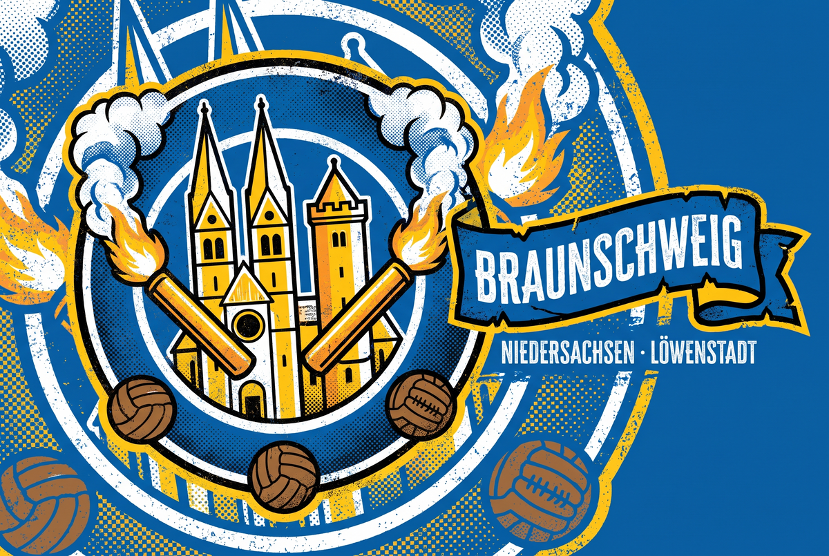 Braunschweig Ultra Aufkleber kaufen – Vinyl Sticker für die Kurve, wetterfest