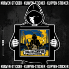 Ultra Aufkleber Braunschweig kaufen – Vinyl Sticker für die Kurve, wetterfest