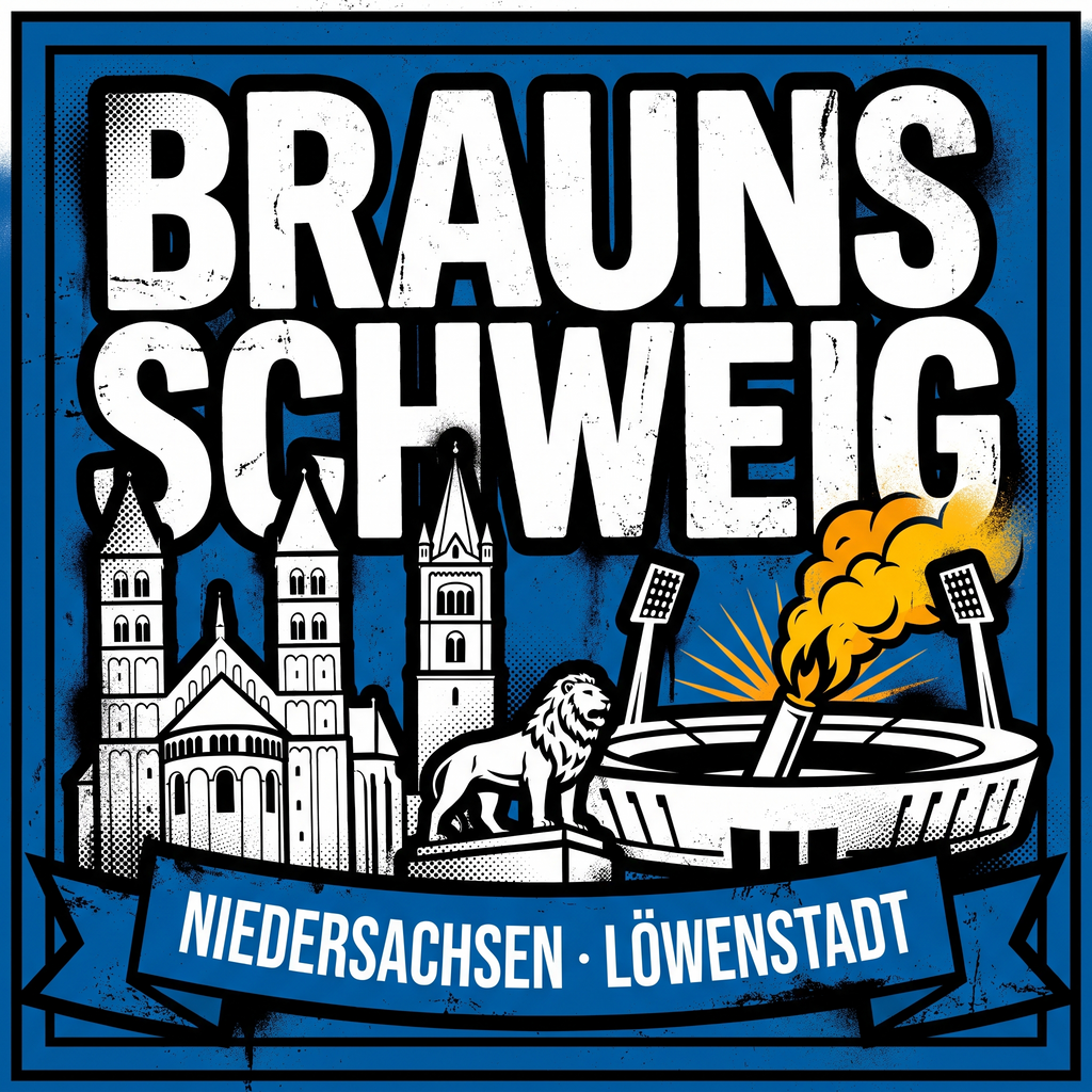 Braunschweig Ultra Sticker kaufen – Vinyl Sticker für die Kurve, wetterfest
