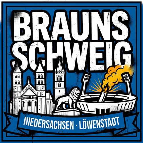 Braunschweig Ultra Sticker kaufen – Vinyl Sticker für die Kurve, wetterfest