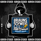 Braunschweig Ultra Sticker kaufen – Vinyl Sticker für die Kurve, wetterfest