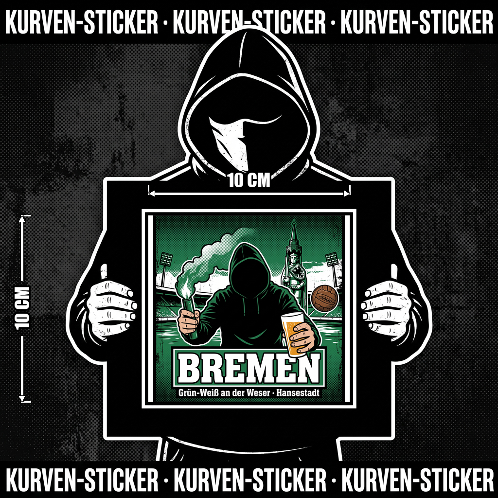 Ultra Sticker Bremen kaufen – Vinyl Sticker für die Kurve, wetterfest