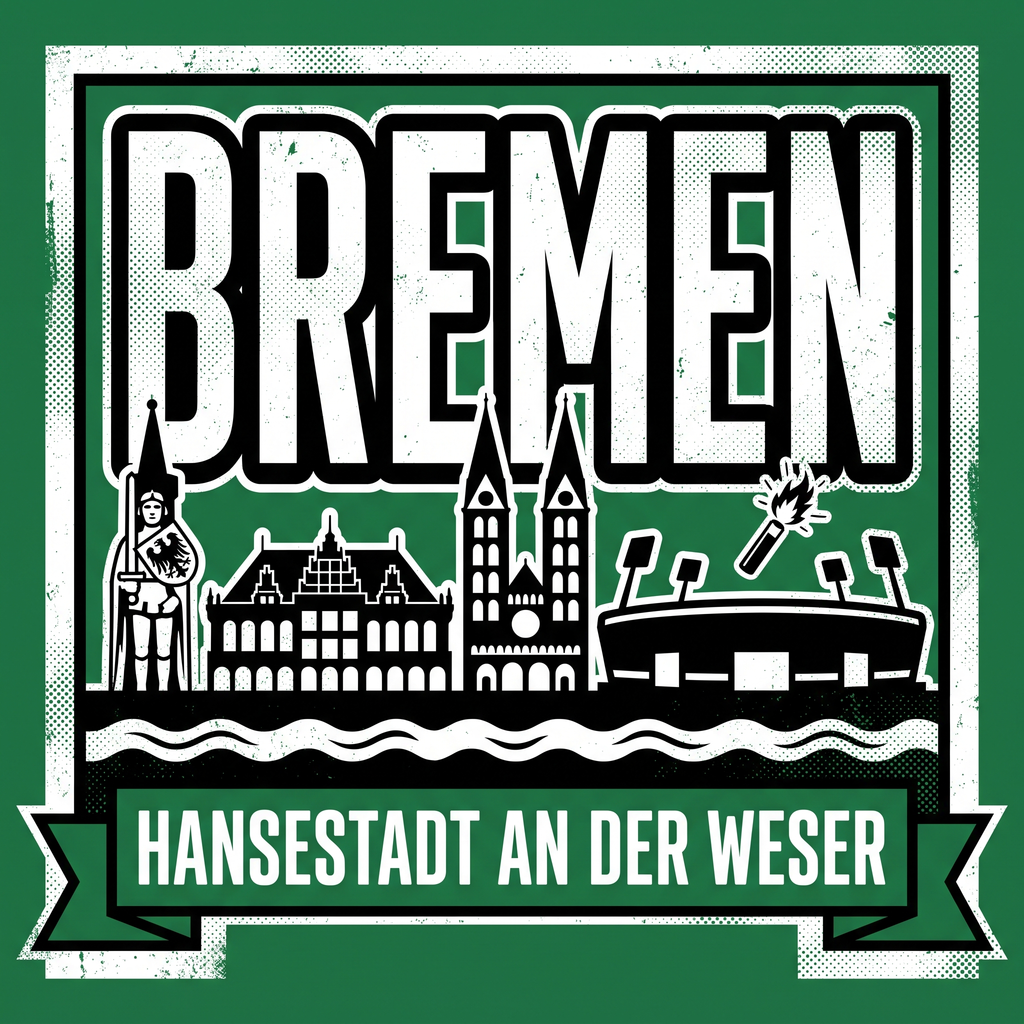 Bremen Ultra Aufkleber kaufen – Vinyl Sticker für die Kurve, wetterfest