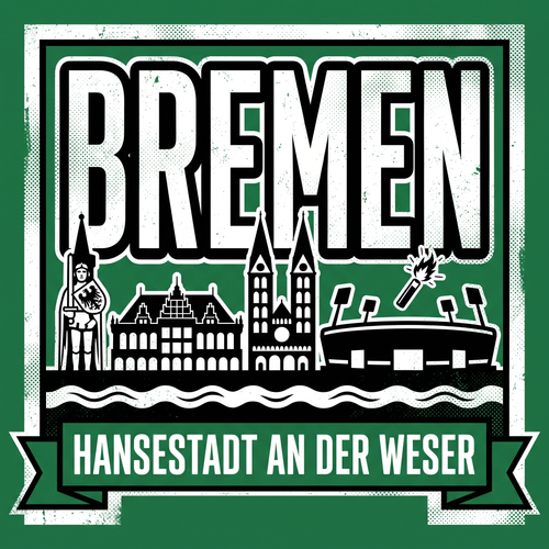 Bremen Ultra Aufkleber kaufen – Vinyl Sticker für die Kurve, wetterfest