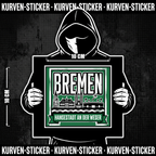 Bremen Ultra Aufkleber kaufen – Vinyl Sticker für die Kurve, wetterfest