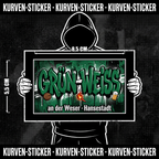 Bremen Ultra Sticker kaufen – Vinyl Sticker für die Kurve, wetterfest
