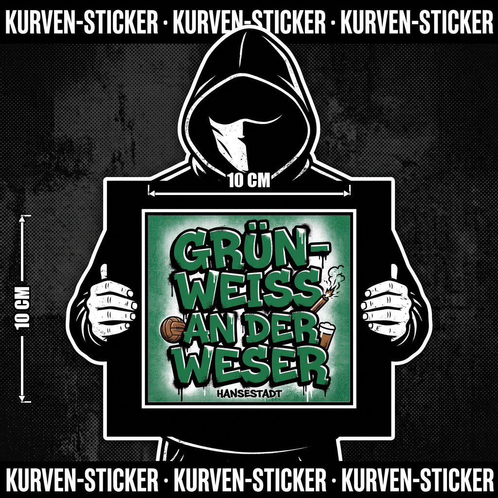 Ultra Aufkleber Bremen kaufen – Vinyl Sticker für die Kurve, wetterfest