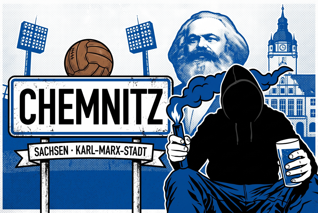 Chemnitz Fußball Aufkleber kaufen – Vinyl Sticker für die Kurve, wetterfest