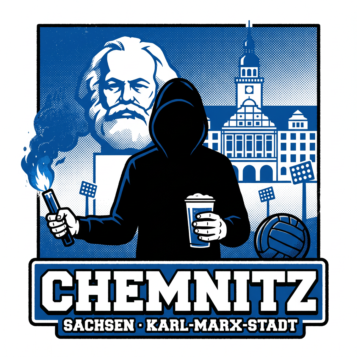 Ultra Aufkleber Chemnitz kaufen – Vinyl Sticker für die Kurve, wetterfest