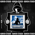 Ultra Aufkleber Chemnitz kaufen – Vinyl Sticker für die Kurve, wetterfest – Charakter haelt den Sticker