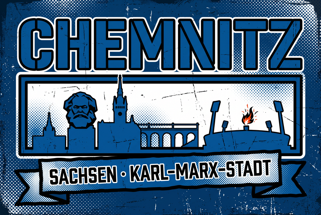 Fußball Sticker Chemnitz kaufen – Vinyl Sticker für die Kurve, wetterfest