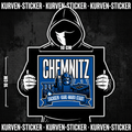 Chemnitz Ultra Sticker kaufen – Vinyl Sticker für die Kurve, wetterfest – Charakter haelt den Sticker