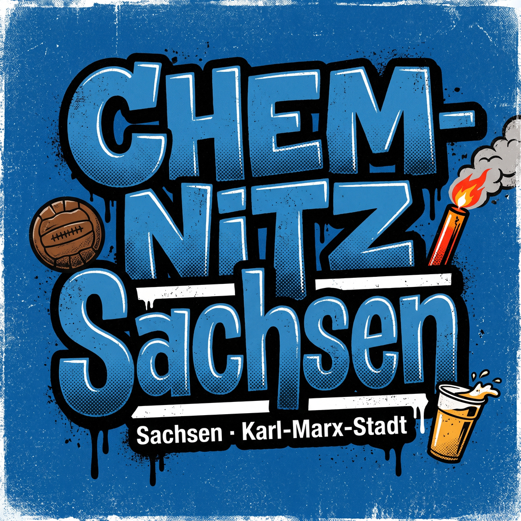 Fußball Aufkleber Chemnitz kaufen – Vinyl Sticker für die Kurve, wetterfest
