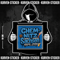 Fußball Aufkleber Chemnitz kaufen – Vinyl Sticker für die Kurve, wetterfest – Charakter haelt den Sticker