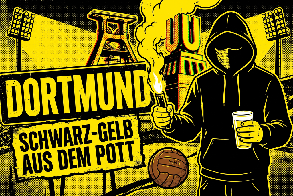 Dortmund Fußball Aufkleber kaufen – Vinyl Sticker für die Kurve, wetterfest