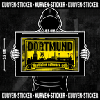 Dortmund Ultra Aufkleber kaufen – Vinyl Sticker für die Kurve, wetterfest