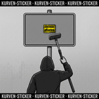 Dortmund Ultra Aufkleber kaufen – Vinyl Sticker für die Kurve, wetterfest – mit Stickerstab