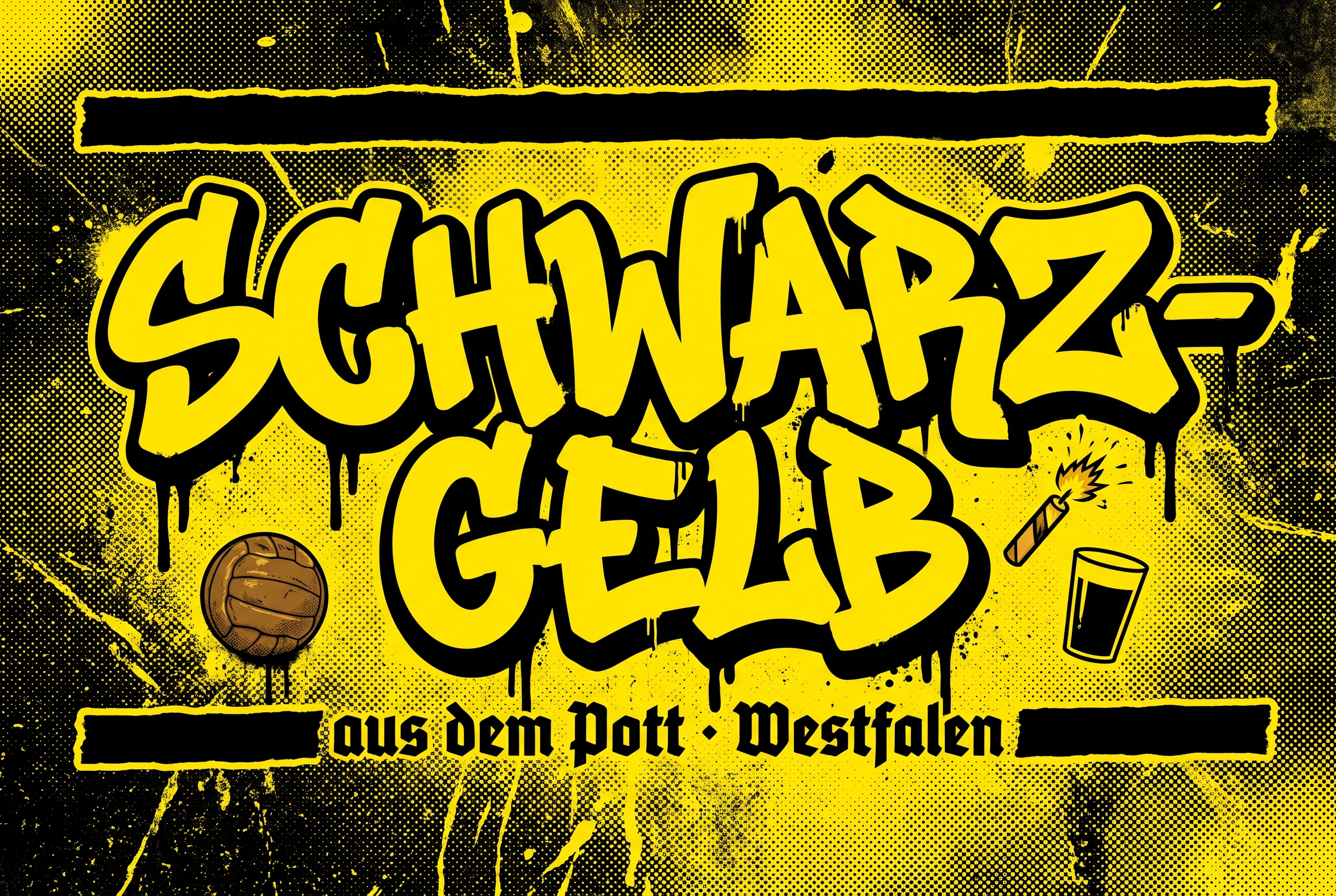 Ultra Aufkleber Dortmund kaufen – Vinyl Sticker für die Kurve, wetterfest