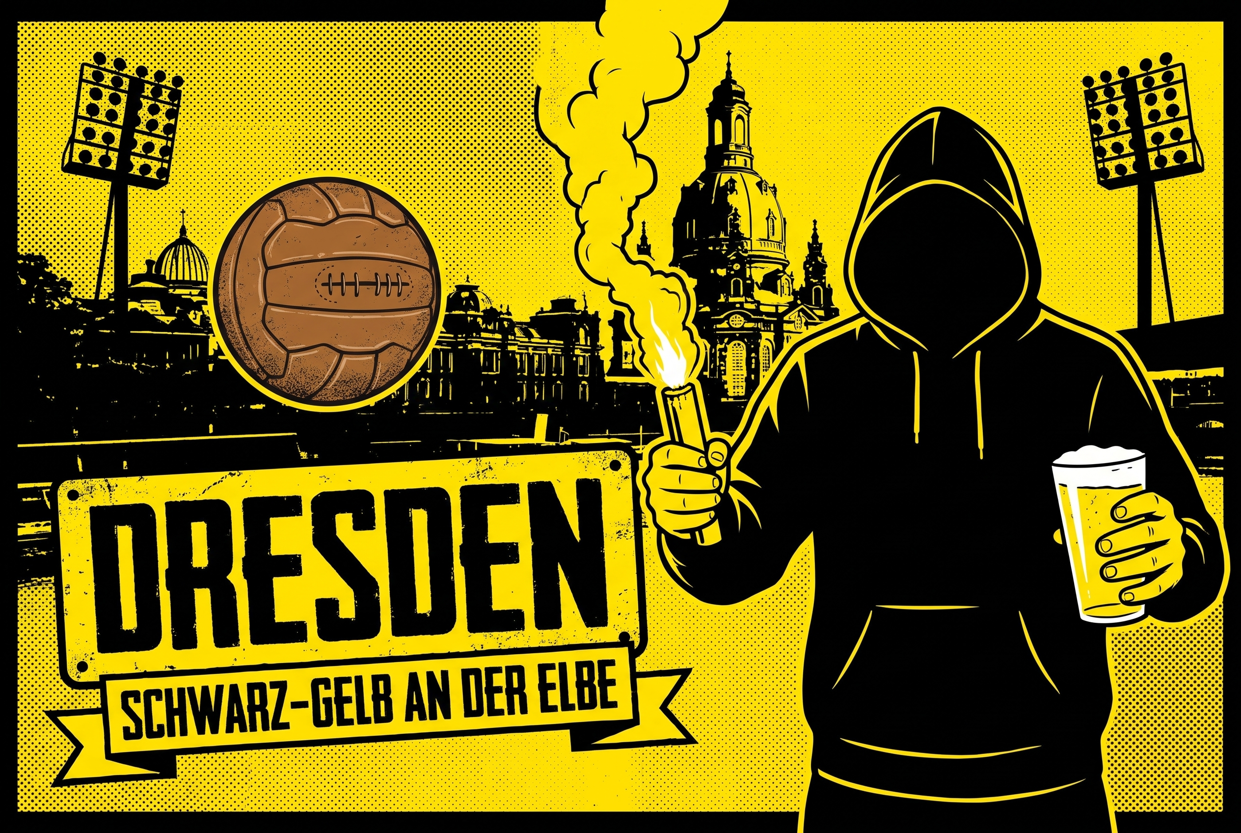Ultra Aufkleber Dresden kaufen – Vinyl Sticker für die Kurve, wetterfest
