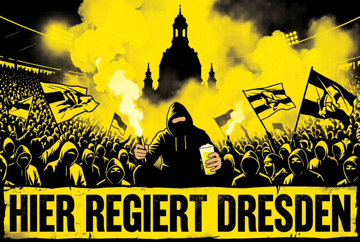 Dresden Fußball Aufkleber kaufen – Vinyl Sticker für die Kurve, wetterfest