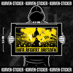 Dresden Fußball Aufkleber kaufen – Vinyl Sticker für die Kurve, wetterfest