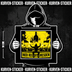 Fußball Aufkleber Dresden kaufen – Vinyl Sticker für die Kurve, wetterfest